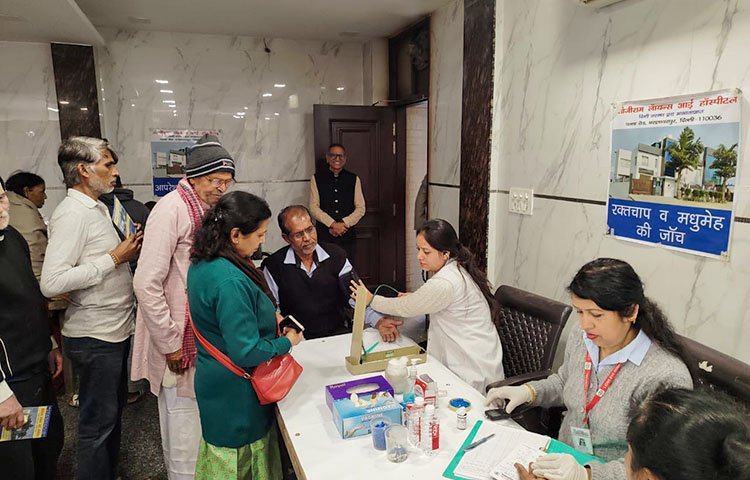 Free Eye Check-up & Cataract Operation Camp Organized by Sh. Ratan Lal Navetia